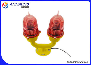 Brightness Double LED Obstruction Light Long Life And Low Energy Consumption