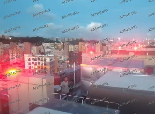 τελευταία εταιρεία περί Το έργο Anhui Duofu Nine Mansion, LED μεσαίας έντασης φωτισμός εμποδίων αεροπορίας
