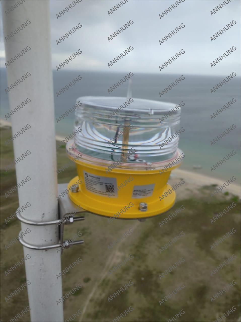 τελευταία εταιρεία περί Solar Marine Lantern Installation Case: AH-LS-C IP68 IALA Navigation Lights