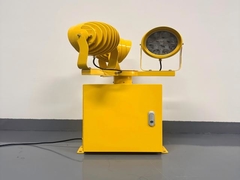 Helipad αναγνωριστικών σημάτων αερολιμένων περιστρεφόμενο φως